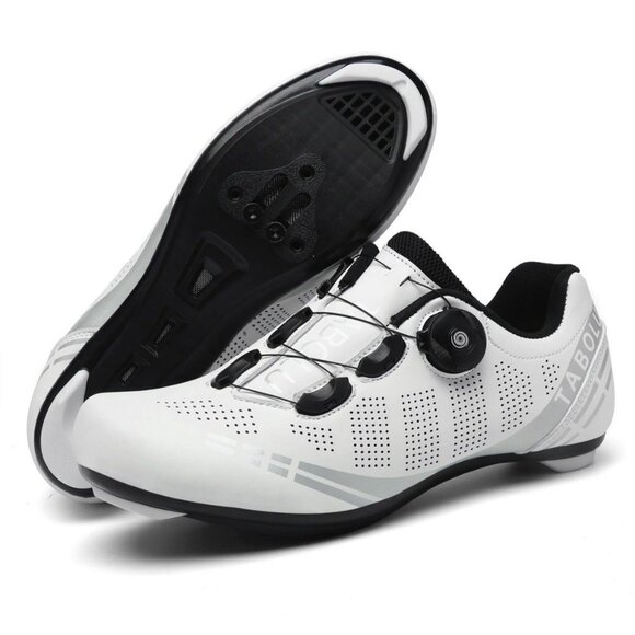 Tabolu Cycling Shoes w/ SPD Cleats Road Bike Bicycle Mens Size 10 (ST) - Picture 1 of 13
